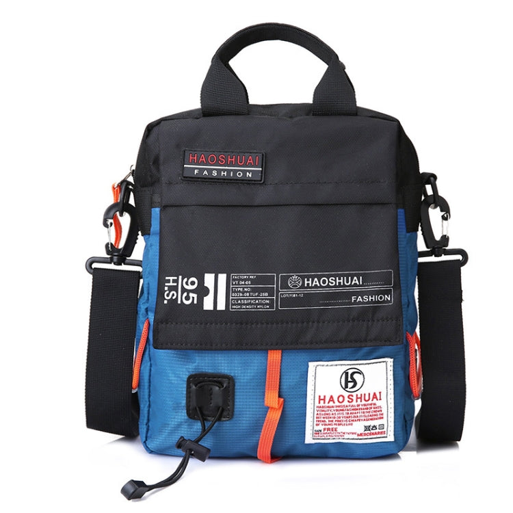 HAOSHUAI 206-1 Men Handheld Crossbody Bag Outdoor Waterproof Cloth Bag, 206-1 Light Blue, 206-1 Dark Blue, 206-1 Black, 206-1 Army Green, 206-1 Grey, 206-1 Brick Red