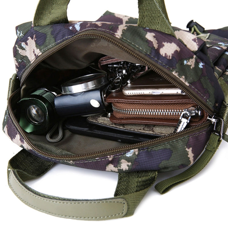 HAOSHUAI 206-1 Men Handheld Crossbody Bag Outdoor Waterproof Cloth Bag, 206-1 Light Blue, 206-1 Dark Blue, 206-1 Black, 206-1 Army Green, 206-1 Grey, 206-1 Brick Red