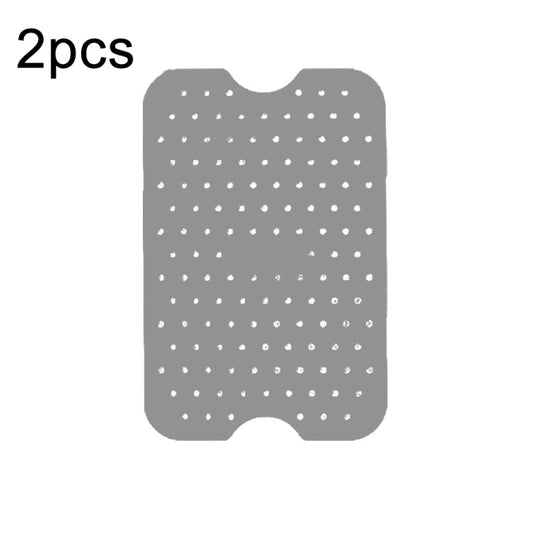 For NINJA DZ201 DZ401 Air Fryers 2pcs Silicone Pad Rectangular Liner(Grey)