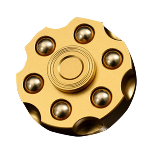 EDC Removable Fingertip Spinner Revolver Clip Pure Brass Stress Relief Toys, Revolver Clip(Gold), Revolver Clip(Silver), Revolver Clip(Black)
