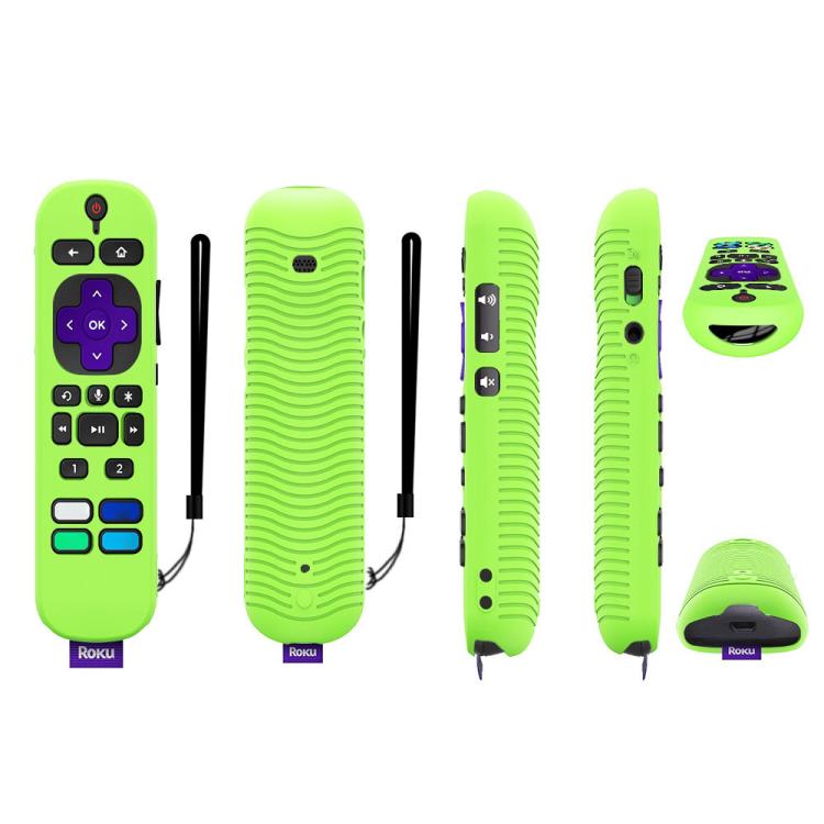 For TCL Roku Voice Remote Pro Y30 Remote Control Shockproof Silicone Protective Case, For TCL Roku Voice Remote Pro(Red), For TCL Roku Voice Remote Pro(Luminous Green), For TCL Roku Voice Remote Pro(Luminous Blue)                                       ...