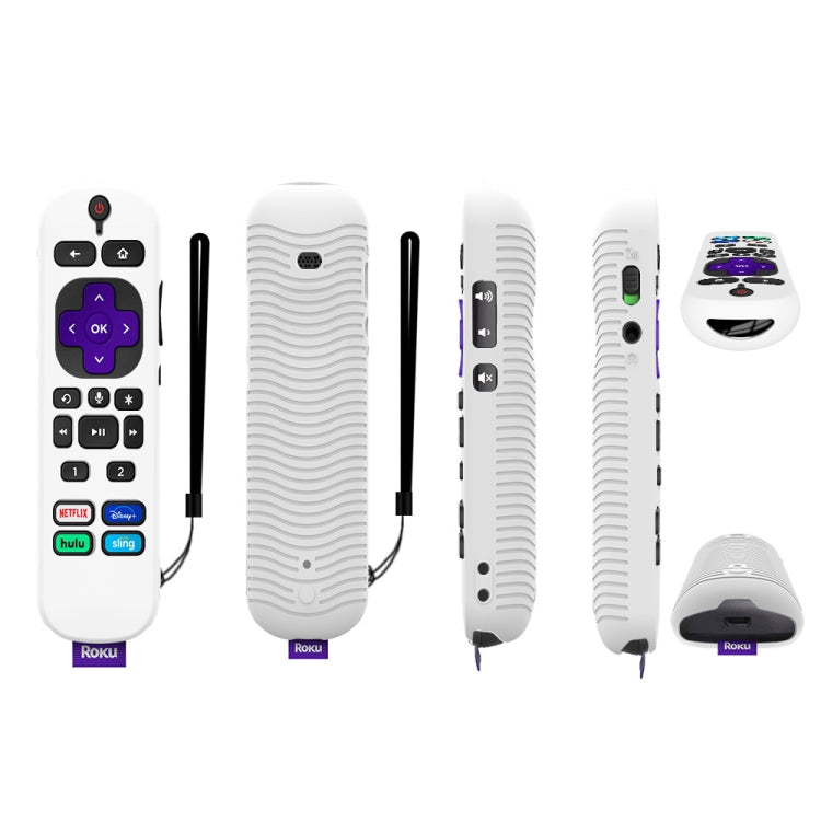 For TCL Roku Voice Remote Pro Y30 Remote Control Shockproof Silicone Protective Case, For TCL Roku Voice Remote Pro(Black), For TCL Roku Voice Remote Pro(Orange), For TCL Roku Voice Remote Pro(Red), For TCL Roku Voice Remote Pro(Luminous Green)        ...