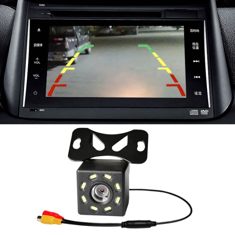 R0003 LED Fill Light External Reversing Video Camera HD Night Vision CCD Car Camera, 8 LED Lamp P System, 12 LED Lamp P System, 12 LED Lamp N System
