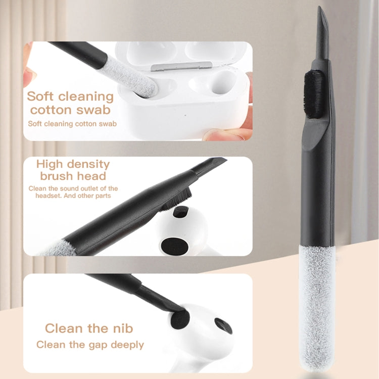 Q10 18 in1 Computer Keyboard Cleaner Brush Kit Earphone Cleaning Pen Keycap Puller, Q10