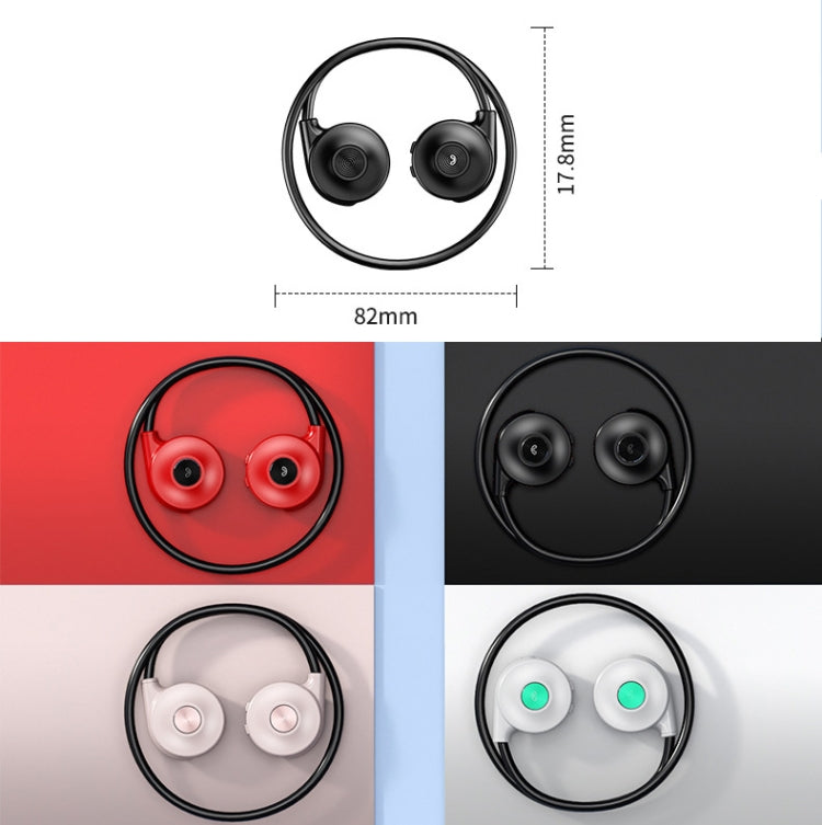 M1S Bone Conduction Stereo Vibrator Speaker Bluetooth Earphones, M1S Red, M1S Green, M1S Black, M1S Pink