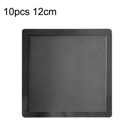 PVC Cooling Fan Dust Net Desktop Computer Industrial Fan Filter Cover, 10pcs 12cm With Magnetic Suction, 10pcs 14cm With Magnetic Suction, 10pcs 12x24cm With Magnetic Suction, 10pcs 14x28cm With Magnetic Suction Ordinary Version                        ...