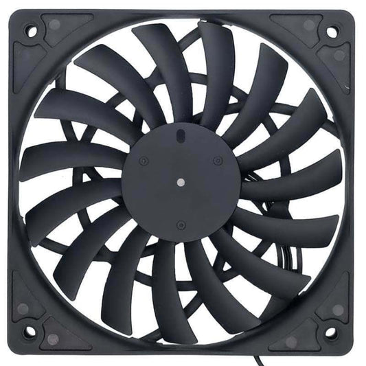 FANNE RIce Soul F12012 Desktop Chassis Ultra-thin 4pin Cooling Fan Intelligent PWM Speed Regulation, F12012