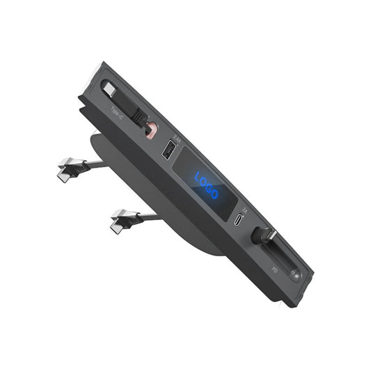 For Tesla Model 3 / Y 27W Quick Interior Charger Intelligent USB-C/Type-C Docking Station HUB, PT-DSL-2 Type-C