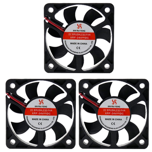 5cm Silent DC Cooling Fan, 3pcs XIN RUI FENG 5V Ball Bearing, 3pcs XIN RUI FENG 12V Ball Bearing, 3pcs XIN RUI FENG 24V Ball Bearing
