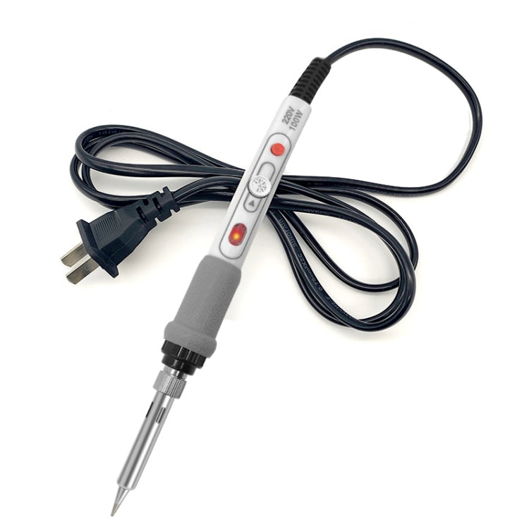 100W  220V High-power Electric Soldering Iron Adjustable Temperature Soldering Tool US Plug, 1pc, 2pcs Set 1, 2pcs Set 2, 4pcs Set