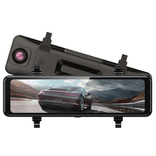 Anytek Q8 4K HD Large Screen Car Recorder Double Record Reversing Image Rear View Mirror  Recorder
