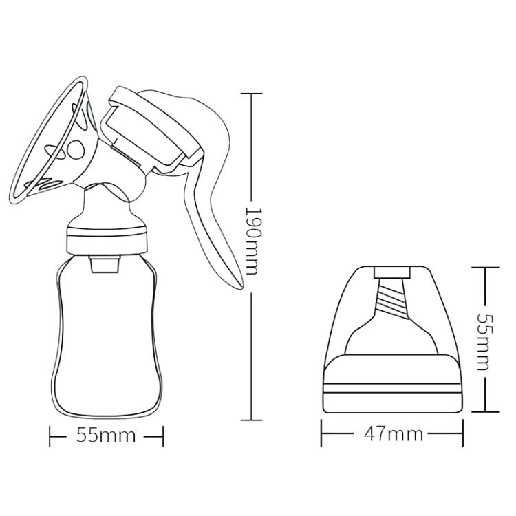 Adjustable Force Breast Pump 2 in 1 Manual Breast Pump Maternity Products, 2 in 1 Manual Breast Pump