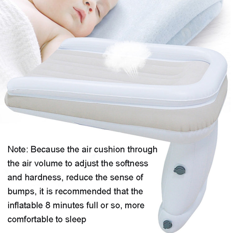 Outdoor Travel Baby Inflatable Bed Children Car Rear Folding Bed Aircraft Inflatable Mattress, Color: Gray???