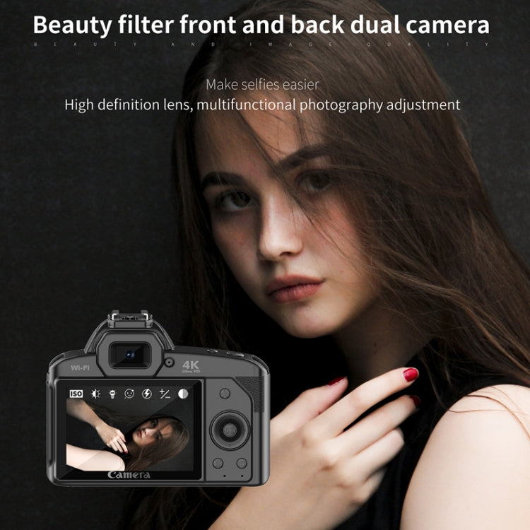 Dual-camera  64 Million Pixel High-definition WIFI Digital Camera Standard+Light+Lens+Mic+Bracket