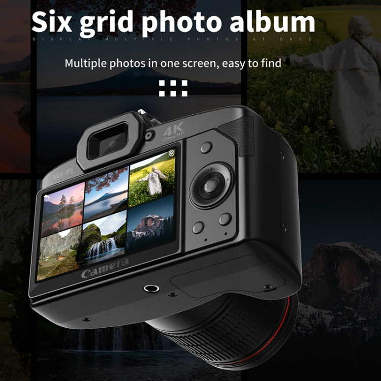 Dual-camera  64 Million Pixel High-definition WIFI Digital Camera Standard Without Memory Card