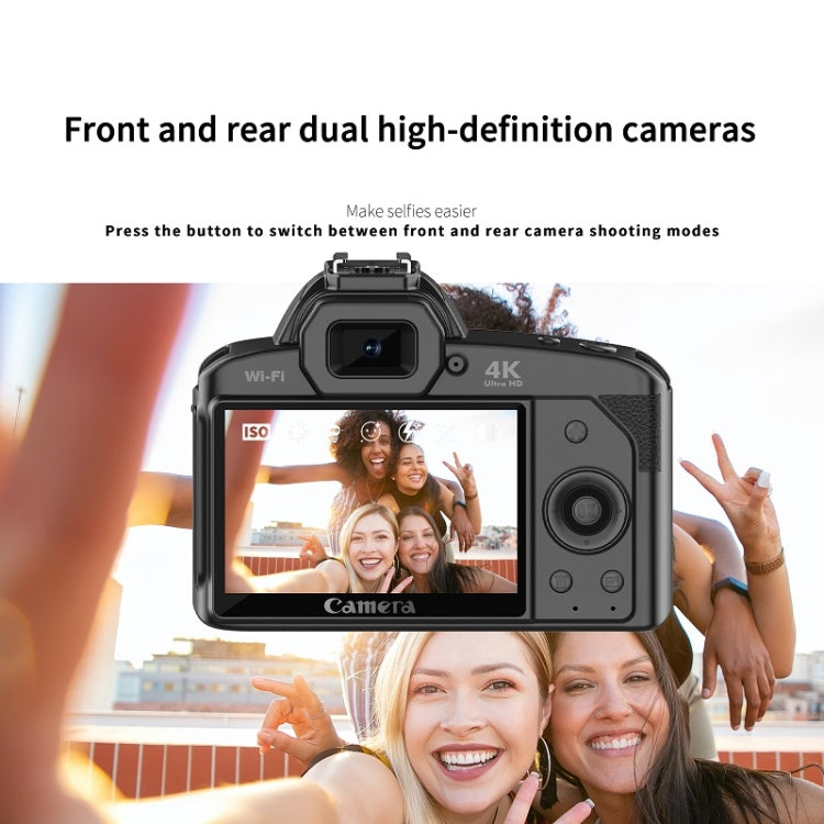 Dual-camera  64 Million Pixel High-definition WIFI Digital Camera Standard+Light+Lens+Mic+Bracket