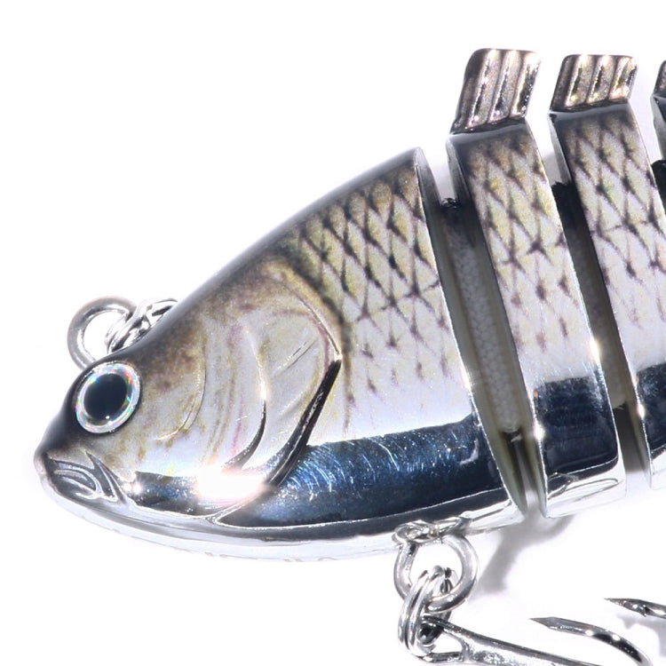 HENGJIA 10cm 24g Bionic Multi-Section Fish Bait Plastic Electroplating Fake Bait, JM060 (3), JM060 (4), JM060 (5), JM060 (6), JM060 (1), JM060 (2)