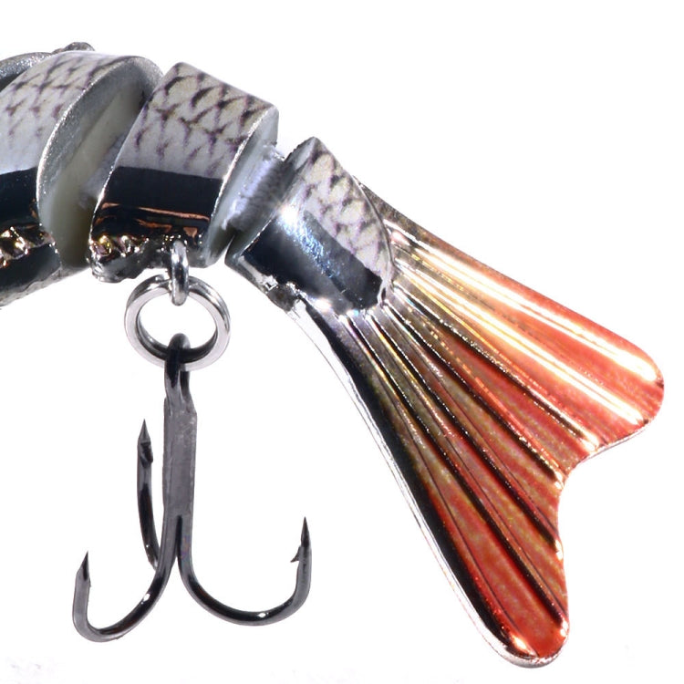 HENGJIA 10cm 24g Bionic Multi-Section Fish Bait Plastic Electroplating Fake Bait, JM060 (3), JM060 (4), JM060 (5), JM060 (6), JM060 (1), JM060 (2)