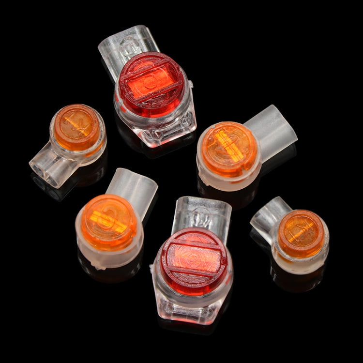 100pcs /Pack Network Cable Telephone Line Connector Moisture-Proof Waterproof Wiring Terminals, K1, K2