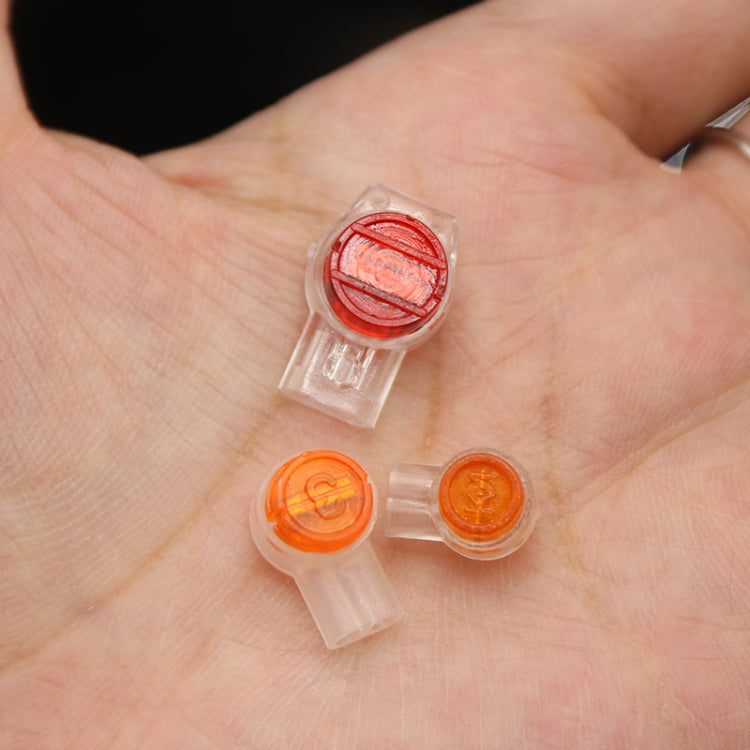 100pcs /Pack Network Cable Telephone Line Connector Moisture-Proof Waterproof Wiring Terminals, K1, K2
