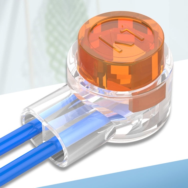 K1 100pcs /Pack Network Cable Telephone Line Connector Moisture-Proof Waterproof Wiring Terminals