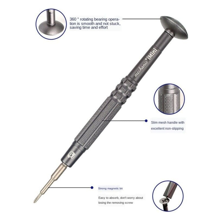 MECHANIC iMini Series Mobile Phone  Glasses Screw Batch Clock Tool, Series: T2