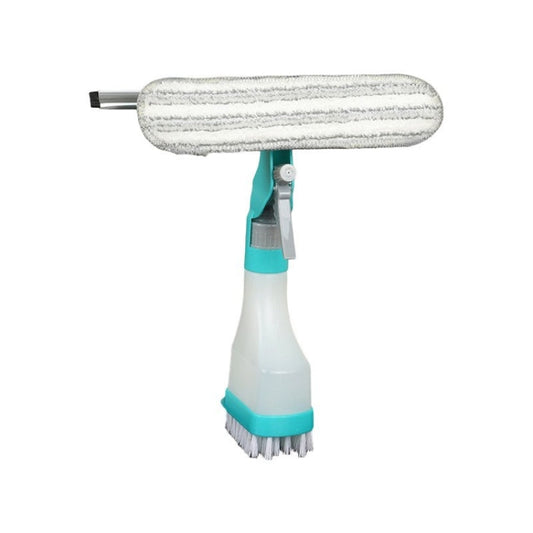 4 In 1 Double-sided Glass Wiper Window Squeegee Portable Spray Mirror Car Glass Cleaner, YJ520