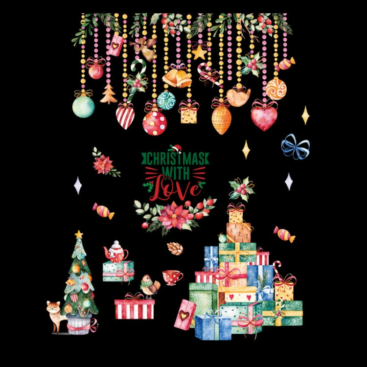 Christmas Window Decoration Poster Santa Claus Elk Snowflake Glass Wall Stickers, SD-01 45x60cm, SD-02 45x60cm, SD-03 30x90cm, SD-05 30x90cm, SD-12 30x90cm, SD-2203 30x45cm, SD-2204 30x45cm, SD-2205 30x45cm, SD-2206 45x60cm, SD-2207 45x60cm            ...