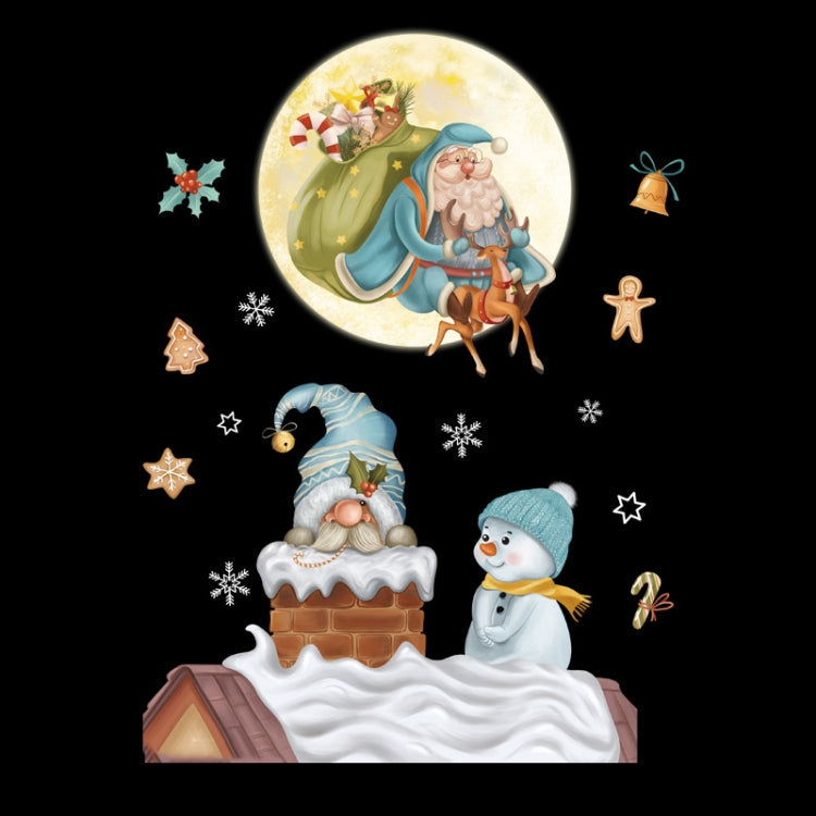 Christmas Window Decoration Poster Santa Claus Elk Snowflake Glass Wall Stickers, SD-01 45x60cm, SD-02 45x60cm, SD-03 30x90cm, SD-05 30x90cm, SD-12 30x90cm, SD-2203 30x45cm, SD-2204 30x45cm, SD-2205 30x45cm, SD-2206 45x60cm, SD-2207 45x60cm            ...