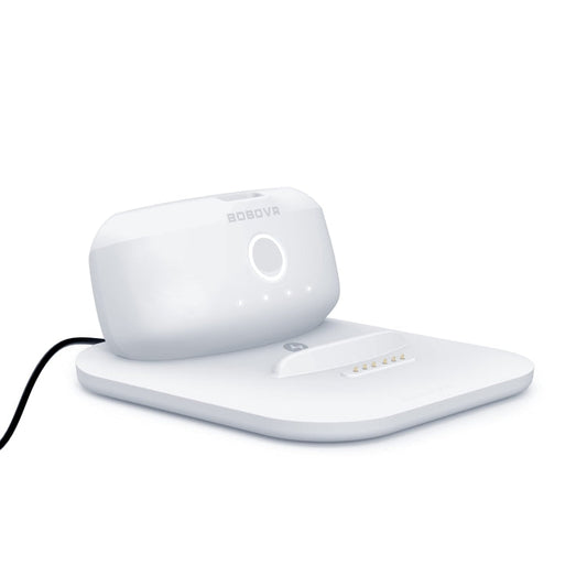BOBOVR Twin Charger Station Magnetic Charging Dock for Quest 3 Head Strap B2 Battery Pack