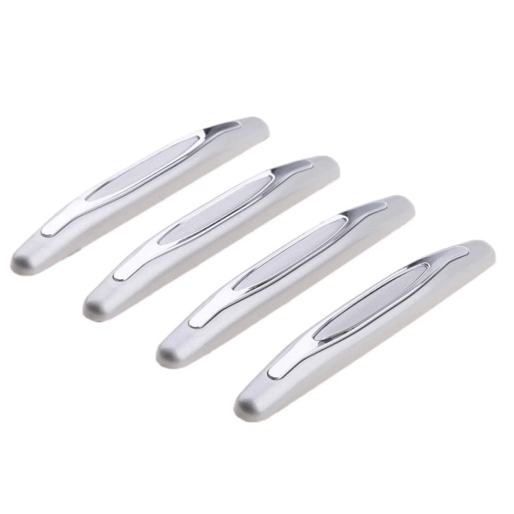 4pcs/set Car Door Anti-collision Strips Rearview Mirror Anti-scratch Stickers(Grey)