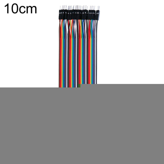 40P DuPont Cable Double-Ended Colorful Wires Wiring Terminal, 10cm, 20cm