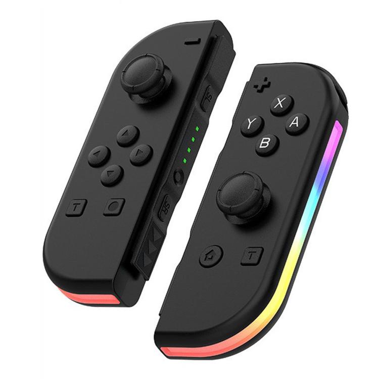 JOY-02 Gaming Left And Right Handle With RGB Lights Body Feel Bluetooth Gamepad For Switch / Switch OLED / Switch Pro / Switch Lite / Switch Joycon, Blue Red, Green Blue, White