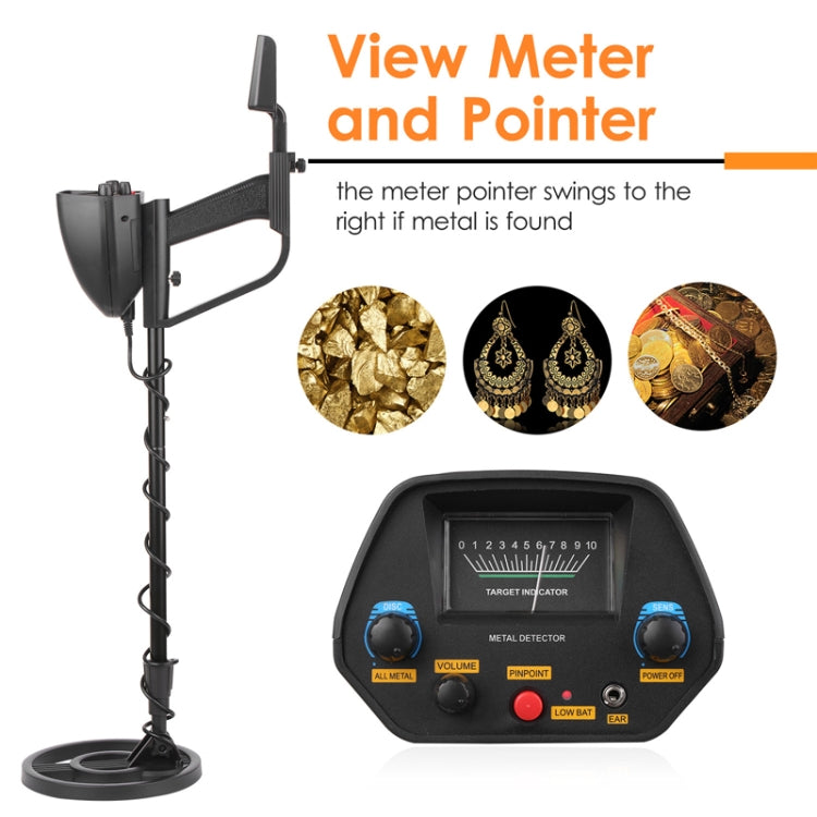 Underground Metal Detection Precise Positioning Outdoor Detection Equipment, MD4080 Black, MD4080 Yellow
