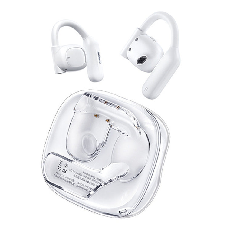 REMAX OpenBuds P5 Colorful Crystal Hanging Ear Air Conduction Bluetooth Earphone OWS Sports Music Wireless Earphone, P5