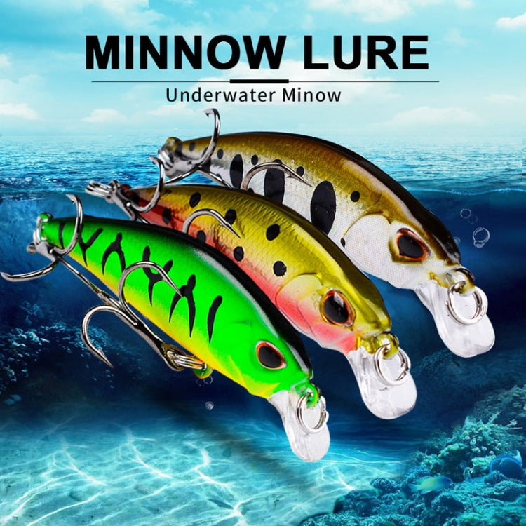 5.3cm 4.6g Sinking Minnow Lure Long Casting Bionic Plastic Hard Bait Fishing Tackle, PROBEROS DW577 8003 Hook, PROBEROS DW578 Ordinary Hook