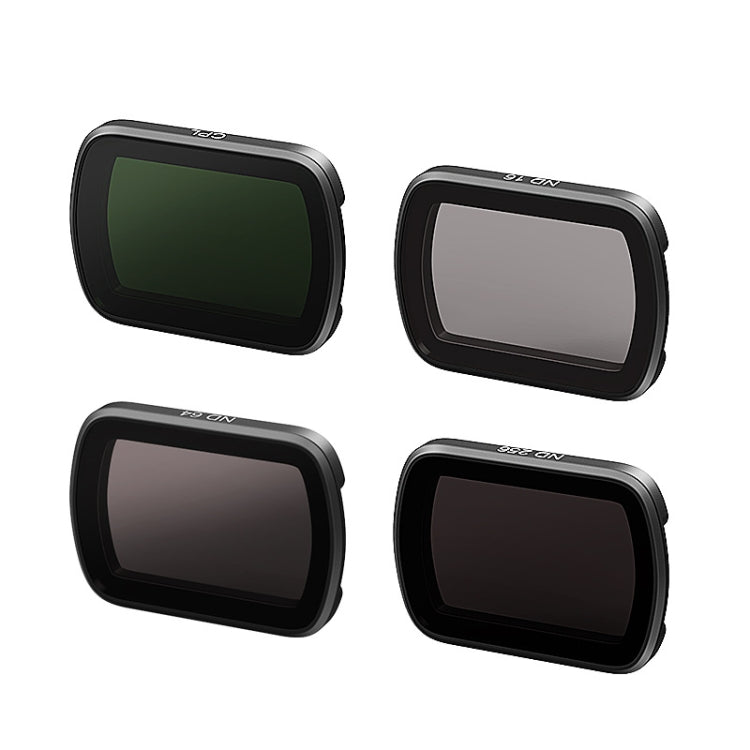 For DJI Osmo Pocket 3 aMagisn HD Double Sided Coated Filters Sports Camera Protective Goggles, CPL, ND16+ND64+ND256 + CPL, ND16+ND64+ND256+ND1000