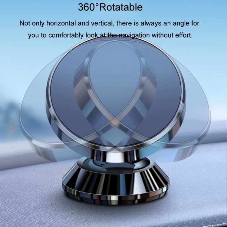 BaiLe Magnetic Car Phone Holder Universal Car Dashboard Fixed Navigation Bracket, Sticker Silver, Sticker Black, Buckle Silver, Buckle Black