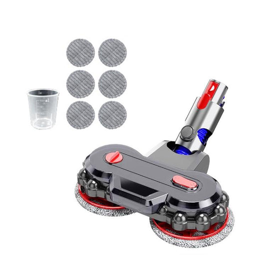 Vacuum Cleaner Electric Mop Head with Detachable Water Tank and 6 Mop Pads, For Dyson V7 / V8 / V10 / V11 / V15 / G5, For Dyson V6 / DC62, For Dyson V10 Slim / V12