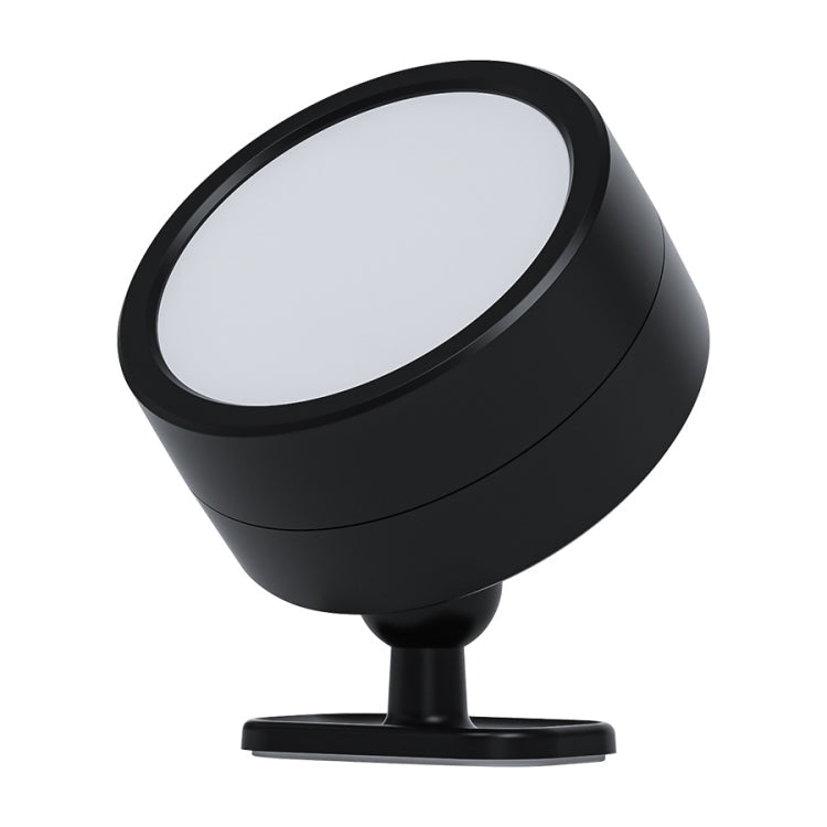 LED 360 Degree Rotating Lamp Magnetic Cabinet Spotlight Atmosphere Night Light, White, Black