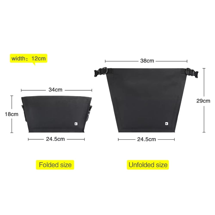 Rhinowalk X20997 4L Fully Waterproof Multifunctional Bicycle Handlebar Bag Cycling Bag(Gray)