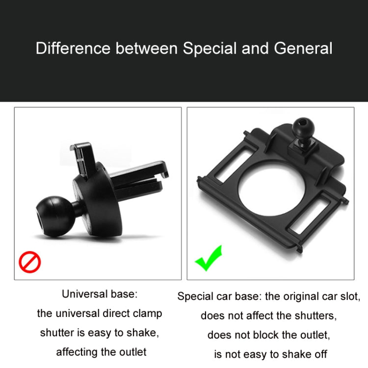 For Volkswagen Car Air Outlet Modified Mobile Phone Holder Base, 05-13 Touran, 08-12 Lavida, 08-12 Bora, 09-13 Golf 6, 11-15 Passat, For 11-18 POLO, 11-18 Touareg, 17-21 Magotan/19-20 CC, 14-20 Golf, 12-14 Sagitar, 12-14 Magotan                        ...