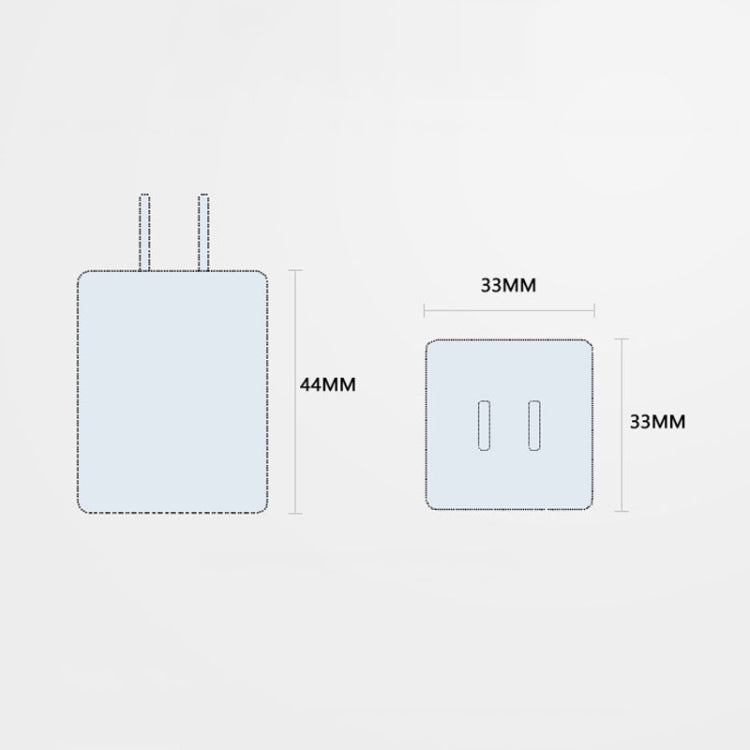CYKE K02 30W PD+QC3.0 Mobile Phone Digital Display Fast Charger, Plug: US(White)
