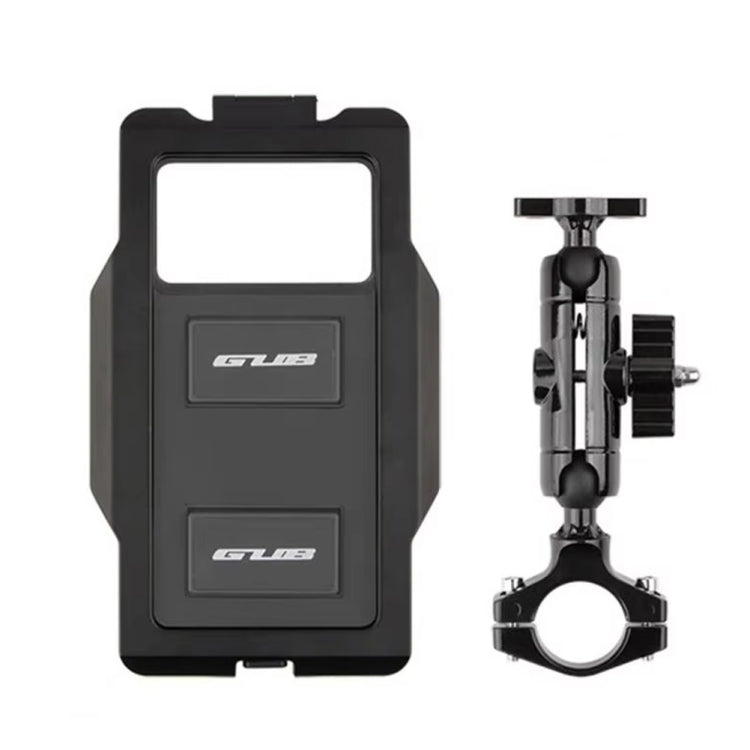 GUB PLUS17 Bicycle Mobile Phone Waterproof Bag Holder Motorcycle Handlebar Rainproof Stand(Black)