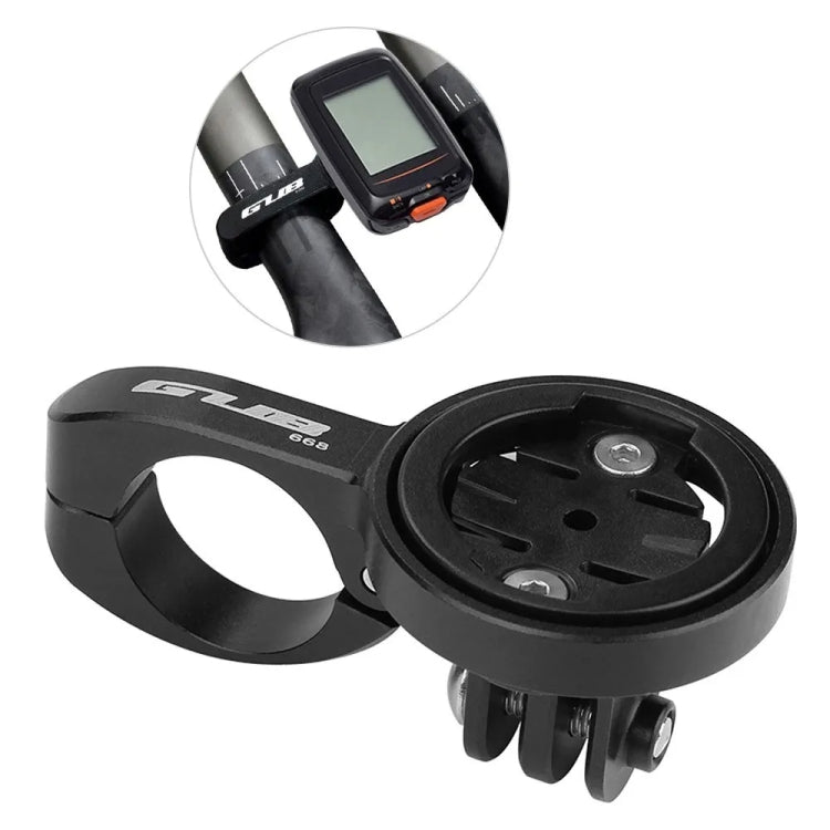 GUB 668 TT Handlebar Code Meter Extension Bracket For Gamin / Wahoo / Barrett / CATEYE Series(Black)