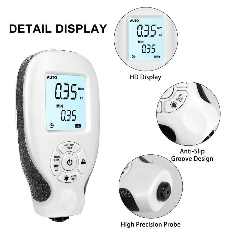 High-Precision Anti-Slip Paint Coating Thickness Gauge