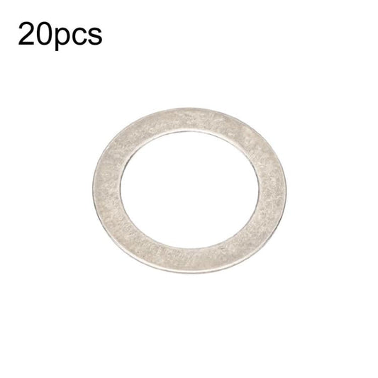 ZTTO Bicycle Pedal Stainless Steel Washer Mountain Bike Disc Protection Gasket, 20pcs