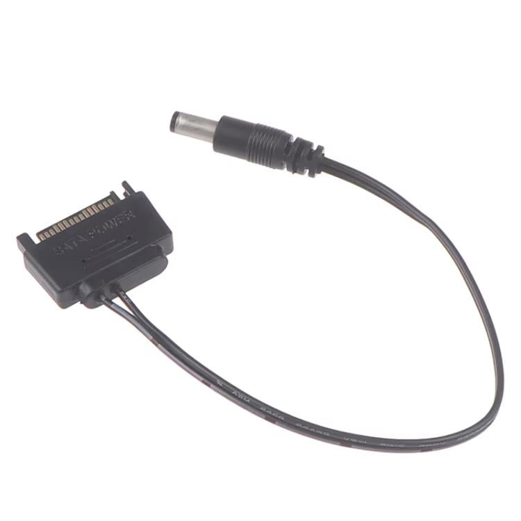 SATA Male To 5.5 x 2.1mm DC Connection Cable 12V Power Cable, 20cm