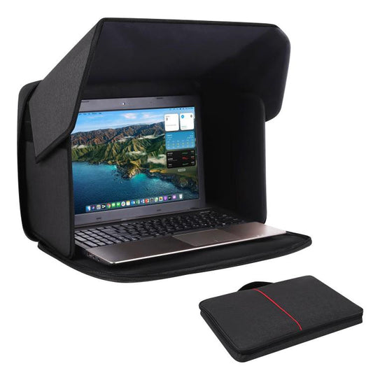 16-Inch Laptop Bag Sun Shade Foldable Anti-Glare Privacy Screen Cover for Outdoor Use, 16 inch