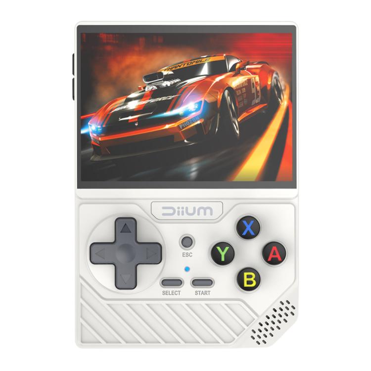 D008 3.5-Inch HD Retro Handheld Game Console With ARM Cortex-A7 800MHz, 1GB RAM & HDMI Output, 64G Whitte, 64G Clear Black, 64G  Clear Blue, 128G White, 128G Clear Black, 128G Clear Blue